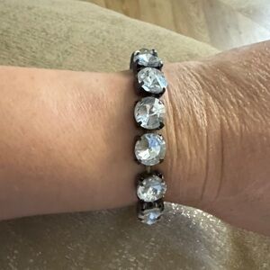 Sparkly stretch large Crystal Bracelet